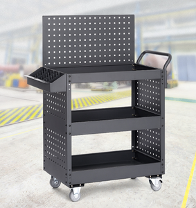 Ucuz atölye garaj metal takım dolabı/alet arabası/takım arabası kolu ve tekerlekler 3 alıcılar - Product Image 4