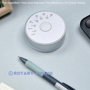 Round Magnet Mechanical Rotate Countdown Clock <strong>Timer</strong> With Alarm 60 Minutes - Product Image 3