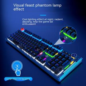 XINMENG K968 Waterproof 104-<strong>key</strong> <strong>Computer</strong> <strong>Keyboard</strong> USB Interface High Quality Backlit Wired Gaming <strong>Keyboard</strong> - Product Image 4