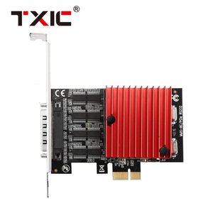 Low Profile DB9 <strong>RS232</strong> <strong>Serial</strong> I/O Controller PCIe 1X to 8 <strong>Serial</strong> <strong>Port</strong> Expansion Card Converter Adapter for POS ATM Printer - Product Image 4