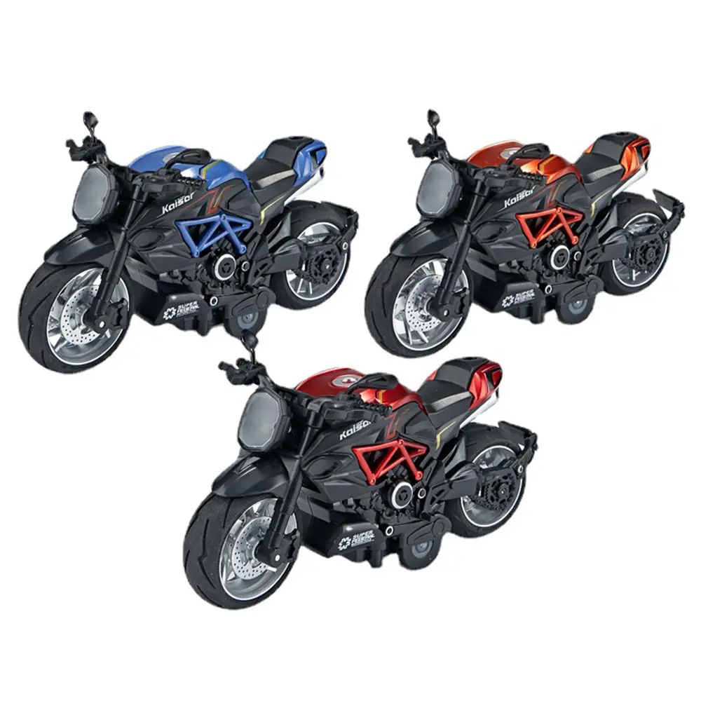 Giocattoli da moto per bambini modello di auto da corsa per bambini Boomerang regali di simulazione in lega Unisex scala moto