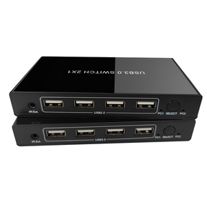 HDMI 1.4 4K @ 30HZ KVMスイッチ2 in 1 out 8ビット4:4:4 USB2.0リモコン - Product Image 2