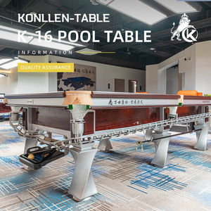 Konllen K-16 Loạt Chuyên Nghiệp Bàn Hồ Bơi 50Mm Đa-Chùm Rắn Gỗ Khung Ý Da Calfskin Túi Mỹ Chống Cháy Hội Đồng Quản Trị - Product Image 2