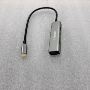 DTECH DT-3326 4 in 1 4 port Hub tip-c erkek bilgisayar için çoklu USB 3.0 Hub - Product Image 4