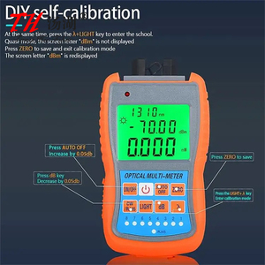 10กม. VfL G70B/50B เครื่องวัดพลังงานแสงขนาดเล็กเครื่องตรวจจับตำแหน่งเครือข่ายสายเคเบิลทดสอบเครื่องทดสอบใยแก้วนำแสงกล่อง Ip65 FTTH 4 in 1 - Product Image 5