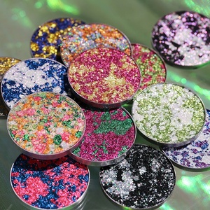 Сделать свой бренд логотип оптом пигментированные матовые блестки мерцание тени для век Private Label Customized DIY палитра теней для век - Product Image 5
