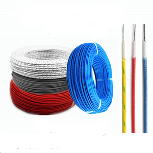 高温ファイバーグラス/シリコーン編組ゴムワイヤー0.3mm 2/0.5mm 2/0.75mm 2/1mm 2/1.5mm 2/2.5mm2アプライアンスケーブル - Product Image 6