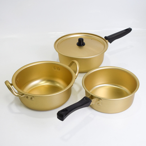 Nồi nấu sâu lòng chống dính kiểu Hàn Quốc 18/20/22/24CM, dùng được cho súp, lẩu, mì ăn liền, làm từ nhôm - Product Image 1