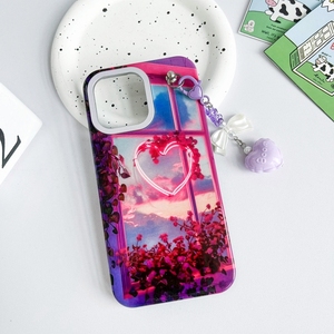 เคสโทรศัพท์มือถือพิมพ์ลายหัวใจสีชมพูสีชมพูกันกระแทกจากโรงงานสีแดงกันกระแทกรูปเปลือกหอยพีซีดีไซน์รถบรรทุกสไตล์การออกแบบลูกโป่ง IMD - Product Image 2