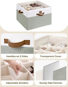 Chất Lượng Hàng Đầu Vải Stackable Organizador Có Thể Gập Lại 16 Nghiền Cube Giày Lưu Trữ Cho Tủ Quần Áo Underbed - Product Image 6