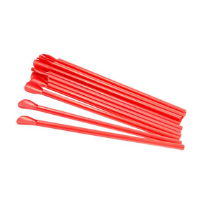 超级巨型包裹红色勺子塑料吸管