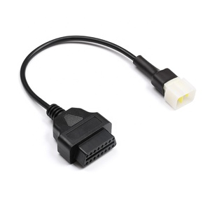 OEM ODMメーカー6ピンOBDから16ピンOBD2診断アダプターケーブルオートバイDelphi用 - Product Image 3