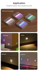 2025 New <strong>LED</strong> RGB Night Light with Motion <strong>Sensor</strong> USB Charging Suitable for Bedroom and Home <strong>Use</strong> - Product Image 5
