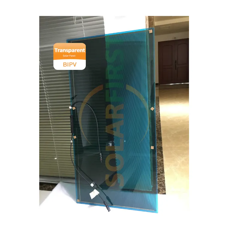 Venta caliente buen precio película fina Panel transparente Solar Transparente para invernaderos