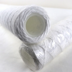 Cartuchos de filtro de hilo enrollado de PP en espiral de 10 micras Cartucho de filtro enrollado de hilo de sedimento con espiral de conexión - Product Image 3