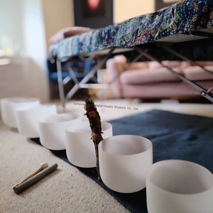 7 Chakra màu tinh thể hát Bát 432Hz 99.99% thủy tinh thạch anh tinh khiết thạch anh JH semic thương hiệu âm thanh Bát Bộ - Product Image 2