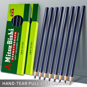 Hot bán màu xanh chuỗi Crayon thuận tiện và an toàn không cần phải làm sắc nét với màu chì - Product Image 2