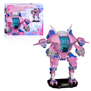 GoldMoc <strong>Game</strong> Action Figure Tank Hero D.Va Mecha Model <strong>Building</strong> Blocks Set DIY Assembly <strong>Robot</strong> Bricks Toys - Product Image 1