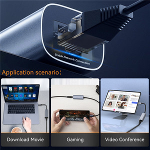 3,1 typ C zu RJ45 Gigabit Ethernet Lan Netzwerk Adapter Kabel USB C Hub - Product Image 6