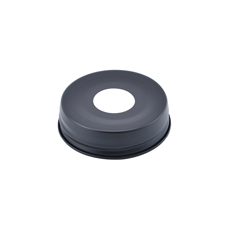 Couvercle de pot Mason noir