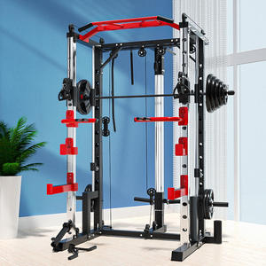 Kommerzielle Heimgebrauch Fitness geräte Funktions trainer Smith <span class=keywords><strong>Machine</strong></span> Squat Rack All-in-One-Multifunktion gerät