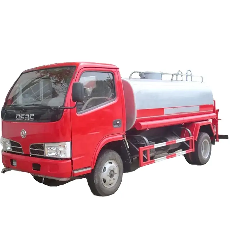 Best price Dongfeng 4x2 5ton 5cbm 5000 liters Euro3 water sprinkler tank truck for sale