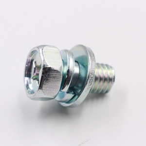 Phillips Pan yıkayıcı kafa makine vidaları 1/2 "X 2-1/2" paslanmaz Hex cıvata soket kombinasyonu vida - Product Image 5