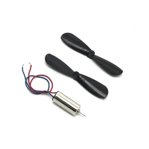 Hot 1set=2pcs DC3.7-4.2V 716 7*16MM Micro DIY Helicopter Coreless DC Motor With Propeller Great Torque High <strong>Speed</strong> Motor - Product Image 4
