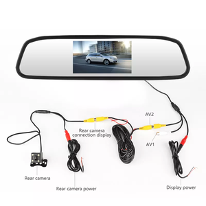 New Arrival 4.3 Inch <strong>LCD</strong> Screen Monitor with <strong>Reversing</strong> Camera Car Rear View Mirror Monitor - Product Image 3