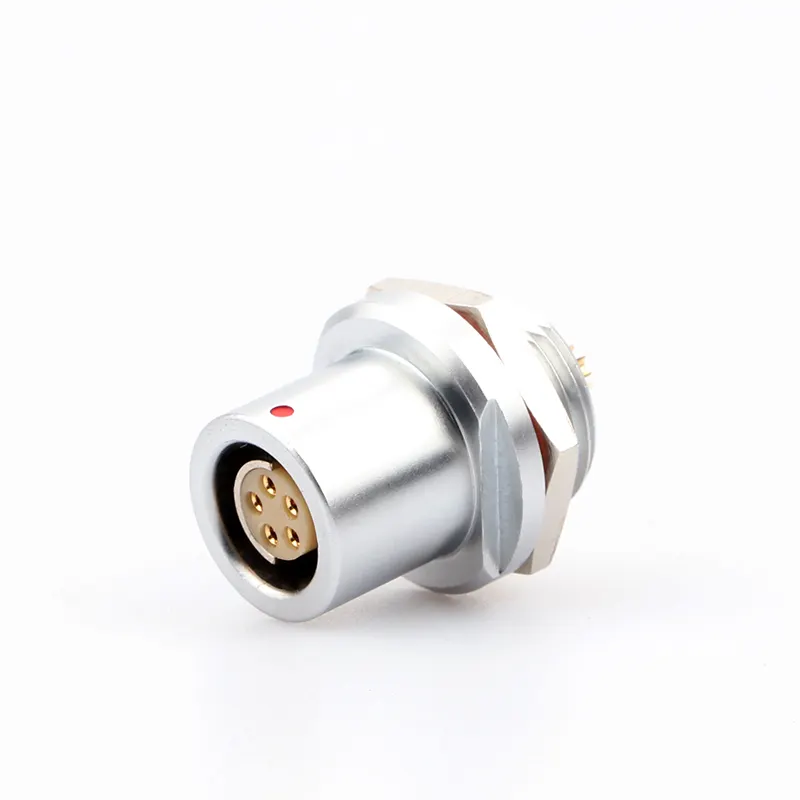 F series 2 4 6 8 PIN Male Plug Push Pull Self-latching FGG EGG Connector For Holter recorder