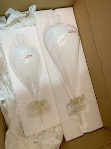 Distributeur de barre de parfum en verre Flacon d'impression logo 50ml-20000ml Entonnoir liquide de séparation en forme de poire avec valve en verre ou en PTFE - Product Image 5