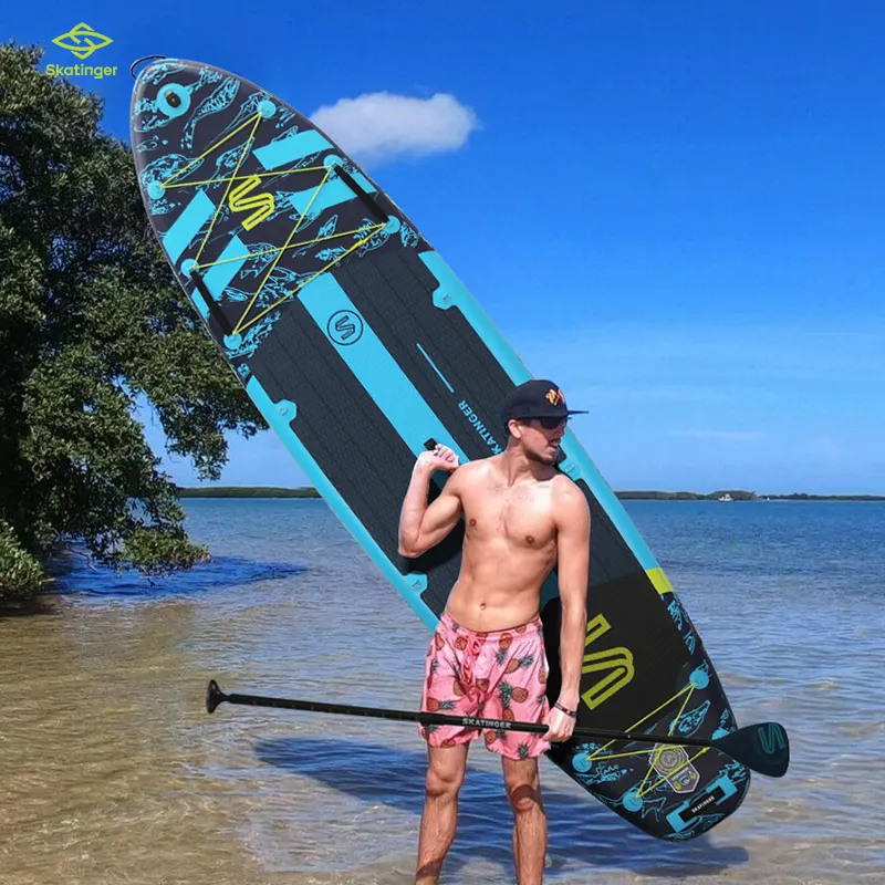 Skatinger Drop Stitch Stand Up Paddle Board Opblaasbare Sup Surfboard Sapboard