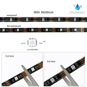 ストリップバックライトライトセットUSBライトRgbストリップDc5v 5050スマートLEDテレビ背面照明Wok電話アプリ付きAlexa Google Home