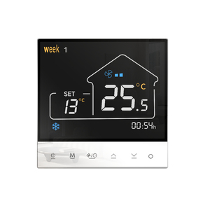 Modern Thermostat Weekly <strong>Program</strong> for HVAC Heating Cooling Fan and 2 in 1 <strong>LCD</strong> <strong>Display</strong> - Product Image 1