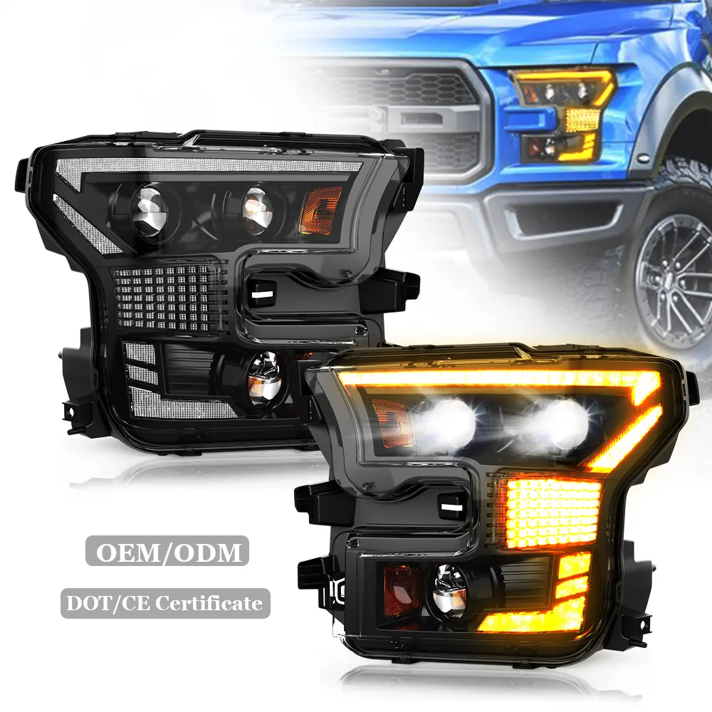 Utilisez les accessoires De lumière De voiture, accessoires De voiture, lampe frontale 2022 pour phare ford Ranger F150