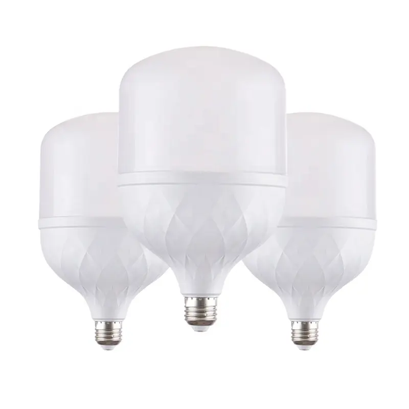 Bombilla led de alta potencia, material de aluminio, Base de iluminación interior E27 B22, 5w, 9w, 13w, 18w, 28w, 38w y 48w