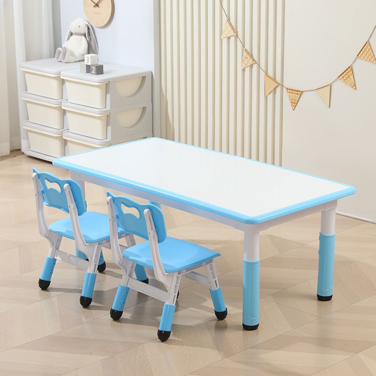 White surface-blue