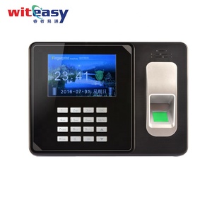Biometric Recording Employee Time Punch Clock Finger Print Attendance Machine With Battery - Product Image 3