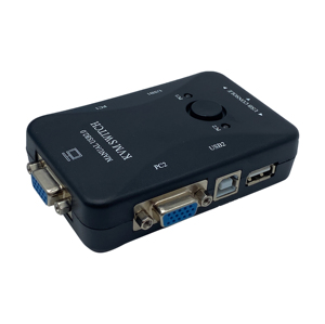 FJGEAR FJ-2UK USB2.0 <strong>2</strong> Port VGA <strong>Kvm</strong> <strong>Switch</strong> <strong>2</strong> <strong>Input</strong> <strong>1</strong> <strong>Output</strong> Two Hosts Share a Monitor Support 1920*1440 Resolution <strong>Kvm</strong> <strong>Switch</strong>