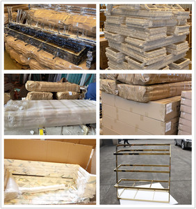 Boutique Store Design <strong>Nested</strong> <strong>End</strong> <strong>Table</strong> Set Clothes Rack Shop Fitting Gold Garment Rack Display <strong>Table</strong> - Product Image 6