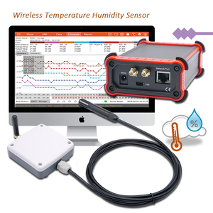 Wireless Temperature <strong>Humidity</strong> <strong>Sensor</strong> Alarm Control Monitor Temperature and <strong>Humidity</strong> <strong>Sensor</strong> for Server Room - Product Image 1
