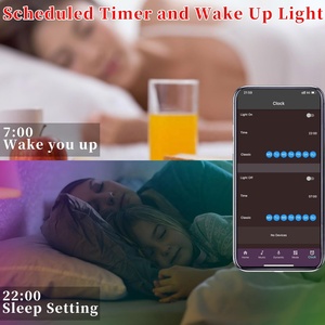 33FT 50FT 66FT 100FT Long Life Span Smart APP Control remoto sincronización de música <span class=keywords><strong>LED</strong></span> RGB tira de luz para dormitorio cocina fiesta