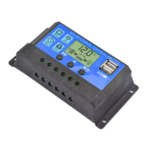 Solar laderegler 12V/24V PWM 10A mit einstellbarer LCD-Display-Timer-Einstellung - Product Image 2