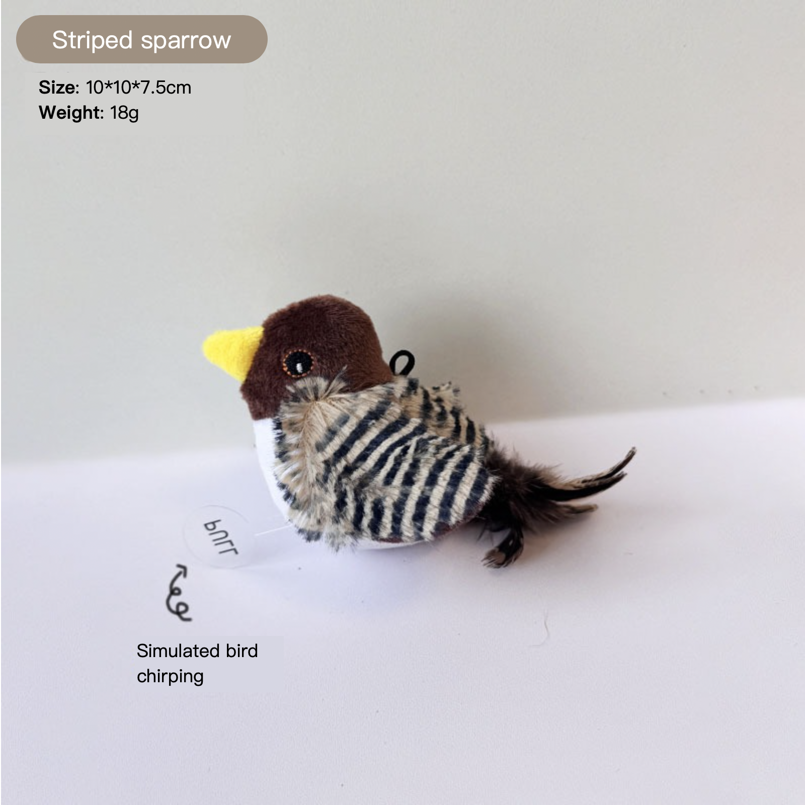 Striped Squeaky Sparrow
