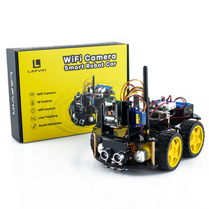 2023 Upgrade LAFVIN Smart 4WD Chaiss Smart Roboter Auto Kit DIY Bildung Roboter intelligentes Spielzeug Support App Control für Arduino