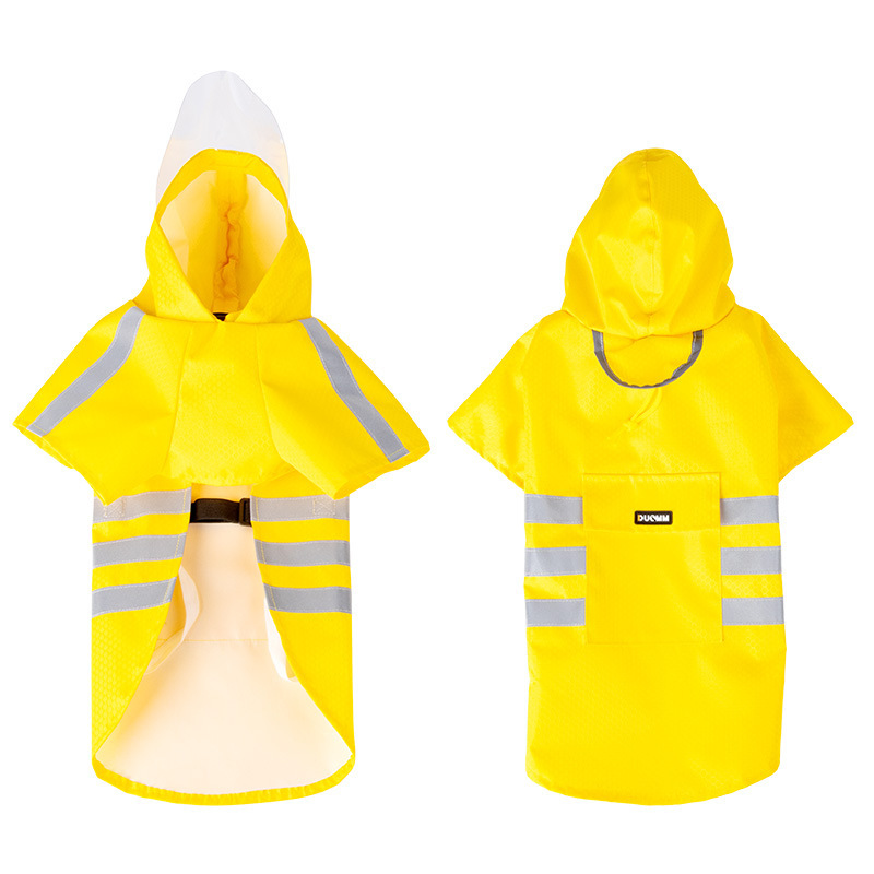 Upgraded pvc hooded yellow