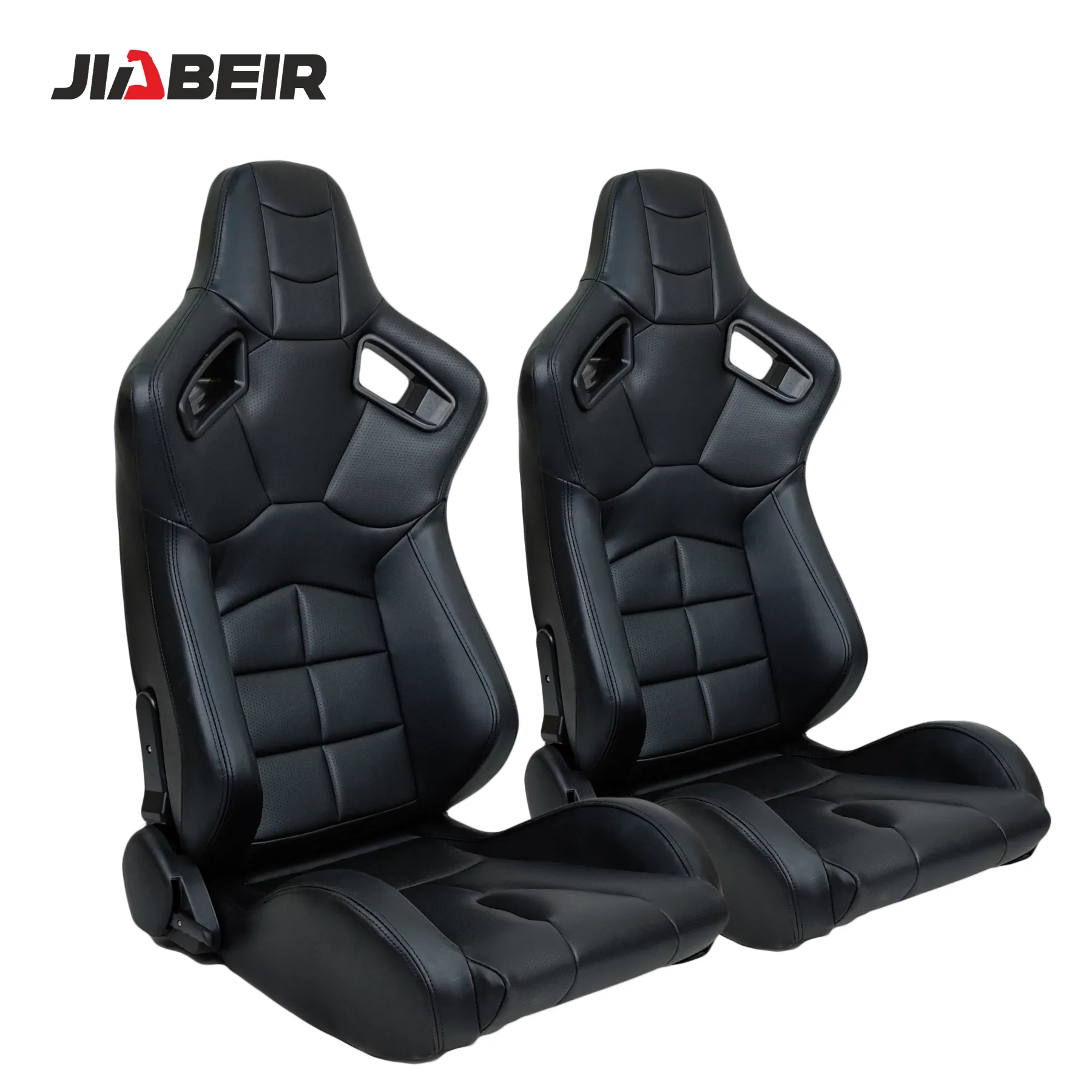 JBR9010 यूनिवर्सल नई डिजाइन 3D पीवीसी चमड़ा रेसिंग कार सीटें