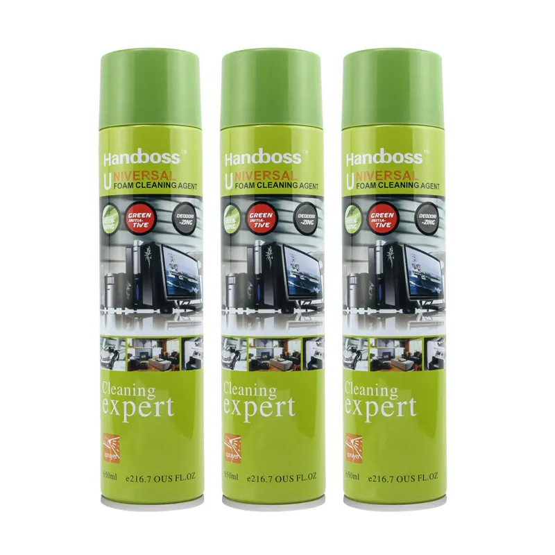 Detergente spray multiuso in schiuma di alta qualità 650ml spray detergente per contatti elettronici ambientali con pennello tutto in uno