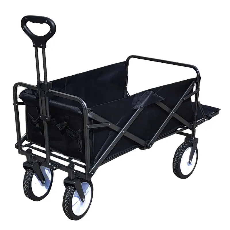 NB-FAVOUR 100kg di capacità di carico carrello Utility Wagon con allungamento del portellone Camp carrello a mano pieghevole