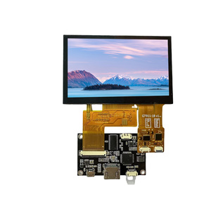 4.3英寸高清800x480 IPS屏幕面板40针RGB薄膜晶体管液晶显示模块，带高清MI接口